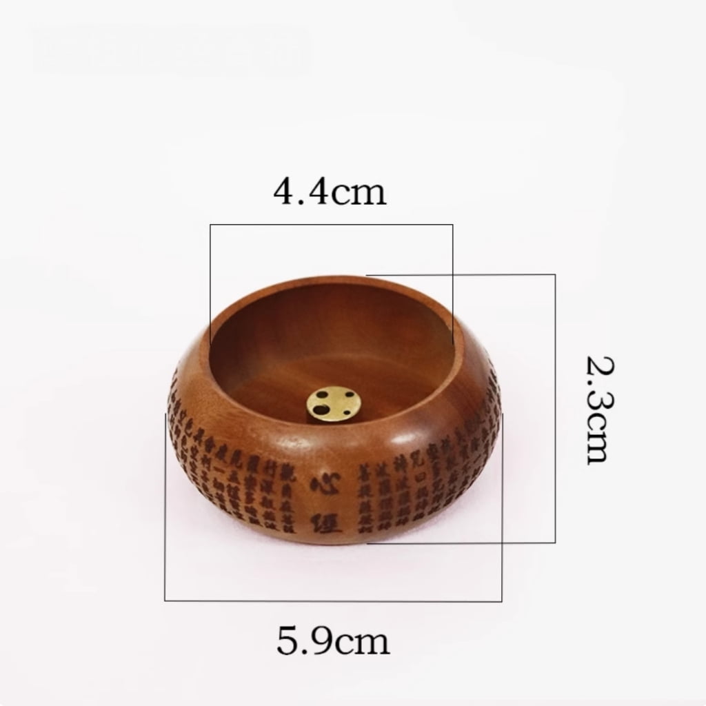 Red & Black Sandalwood Mini Incense Holder