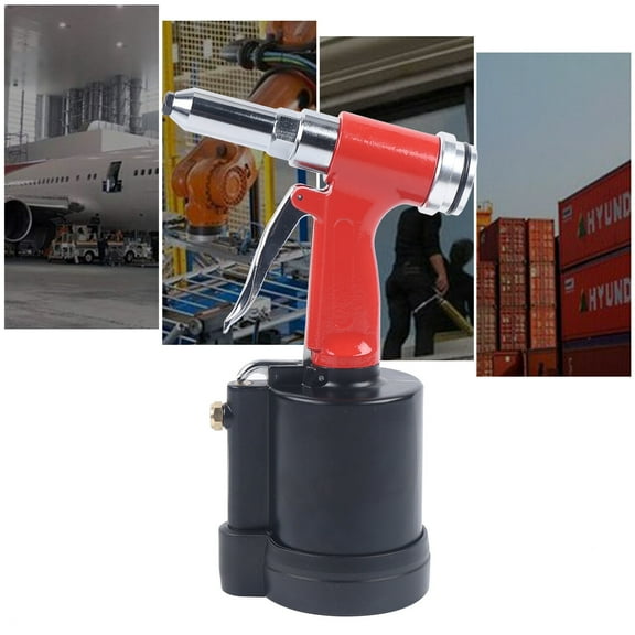 Air Hydraulic Pneumatic Pop Riveter Hand  Rivet Gun Power 3/16, 5/32, 1/8, 1/4" For Automotive,Electrical