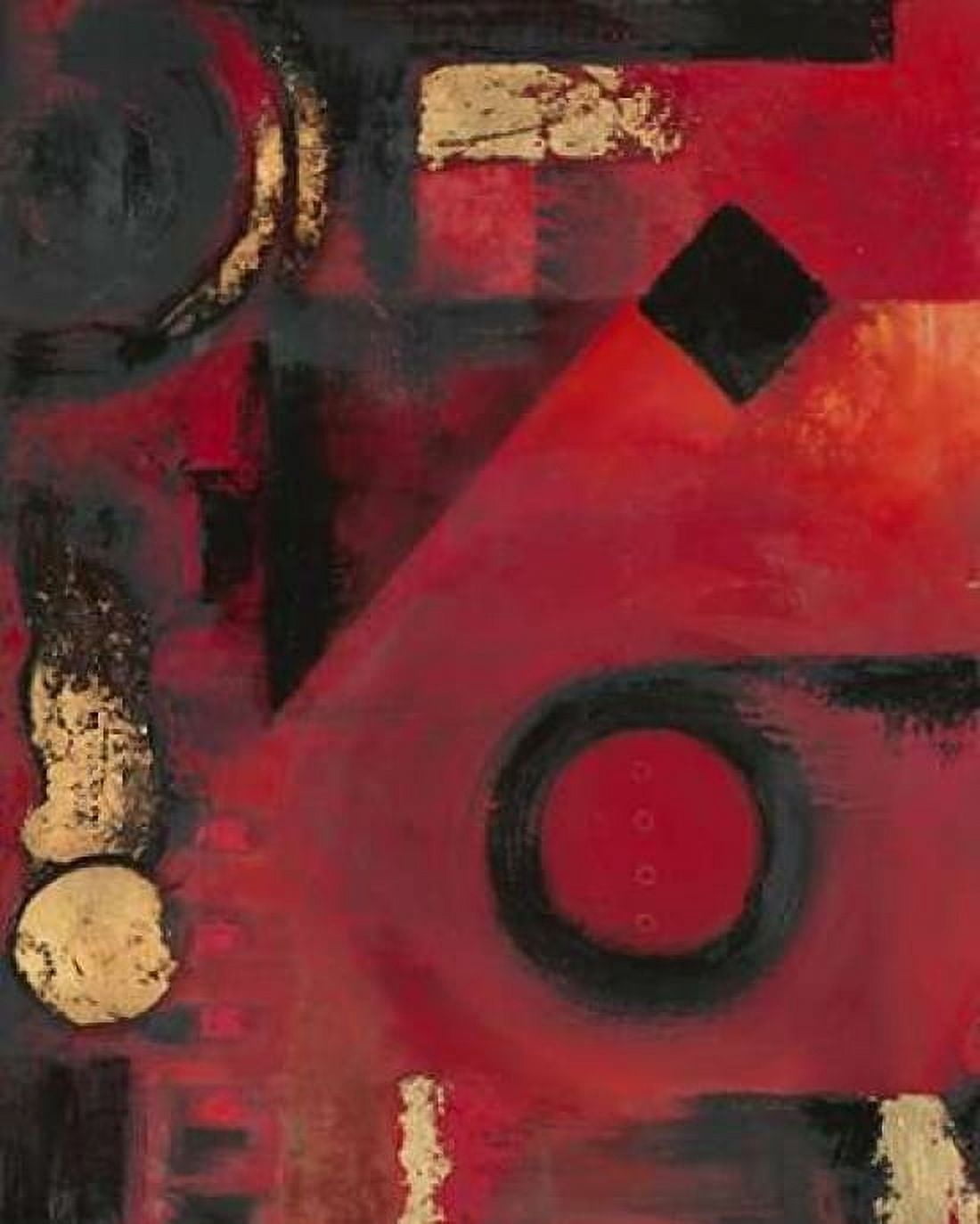 Red-Black Story Canvas Art - Myles Sullivan (24 x 30)