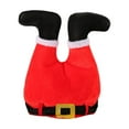 thumbnail image 1 of Red & Black Striped Santa Hat, 1 of 4