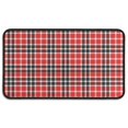 thumbnail image 1 of Red Black White Checkerboard Checkered Pattern Door Rugs,Washable Non Slip Door Mats Indoor,Decorative Door Mats,Entry Mat Indoor for Entrance,Bedroom,Kitchen,Bathroom,30"x17", 1 of 6