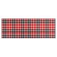 thumbnail image 1 of Red Black White Checkerboard Checkered Pattern Kitchen Rug Mat,Kitchen Runner Rugs Non Skid Washable,Decorative Kitchen Floor Mats for Kitchen,Sink,Laundry,17"X47", 1 of 5