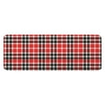 thumbnail image 1 of Red Black White Checkerboard Checkered Pattern Kitchen Rug Mat,Kitchen Runner Rugs Non Skid Washable,Decorative Kitchen Floor Mats for Kitchen,Sink,Laundry,17"x47.2", 1 of 7