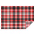thumbnail image 1 of Red Black White Checkerboard Checkered Pattern Rectangle Tablecloth 60"x84",Waterproof Polyester Rectangle Table Cloth, Wipeable Spillproof Polyester Tablecloth for Dining, Camping, Indoor and Outdoor, 1 of 5
