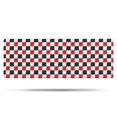 thumbnail image 1 of Red Black White Checkered Pattern Bathroom Rugs Mat,Non Slip Microfiber Bathroom Rug,Rubber Backing,Soft Bathroom Mats for Bathroom Floor,Tub and Shower,47x17in(120x43cm), 1 of 5