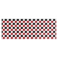 thumbnail image 1 of Red Black White Checkered Pattern Kitchen Rug Mat,Kitchen Runner Rugs Non Skid Washable,Decorative Kitchen Floor Mats for Kitchen,Sink,Laundry,17"X47", 1 of 5