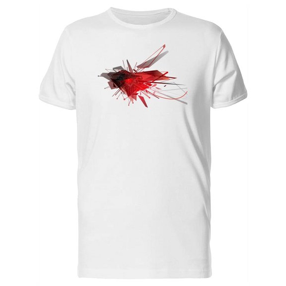 Red Blast Abstract Explosion Tee Men's -Image by Shutterstock