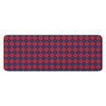 thumbnail image 1 of Red Blue Checkered Pattern Kitchen Rug Mat,Kitchen Runner Rugs Non Skid Washable,Decorative Kitchen Floor Mats for Kitchen,Sink,Laundry,17"x47.2", 1 of 7