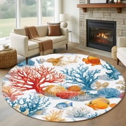 Red-Blue-Coral-Coastal-Round-