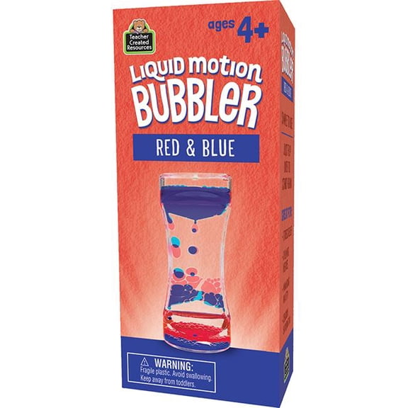 Liquid Motion Bubbler Red & Blue By Teacher Created Resources