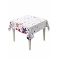 thumbnail image 1 of Red Blue Star 4th of July Suqare Tablecloth - 54 x 54 Inch, Independence Day Fireworks Waterproof & StainResistant Tablecloth, Washable Oil-proof Table Cover for Dining/Party/Wedding/Camping/Buffet, 1 of 9
