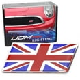thumbnail image 1 of Red/Blue Union Jack Flag Emblem Badge with L Shaped Mounting Bracket Fit Car Front Grille For Britain Vehicles Such as Mini, Jaguar, Land Rover, etc, 1 of 9