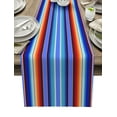 Red Blue White Stripes Table Runner Home Wedding r Table Flag Mat Table