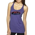 thumbnail image 1 of Red Blue and Black Ford Logo | Womens Cars and Trucks Premium Tri-Blend Racerback Tank Top, Purple Rush, Large, 1 of 3
