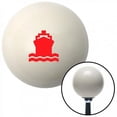 thumbnail image 1 of Red Boat Ivory Shift Knob with M16 x 1.5 Insert Shifter Auto Manual Custom Brody, 1 of 1