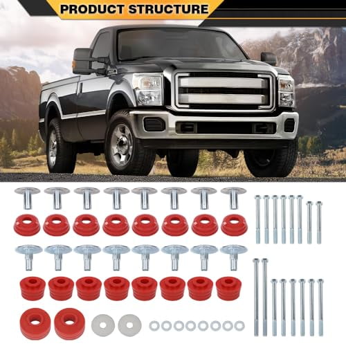 Kit Boccole Montaggio Carrozzeria Nere Per Ford F250 F350 2WD/4WD 2008-2016 – 84 Pezzi