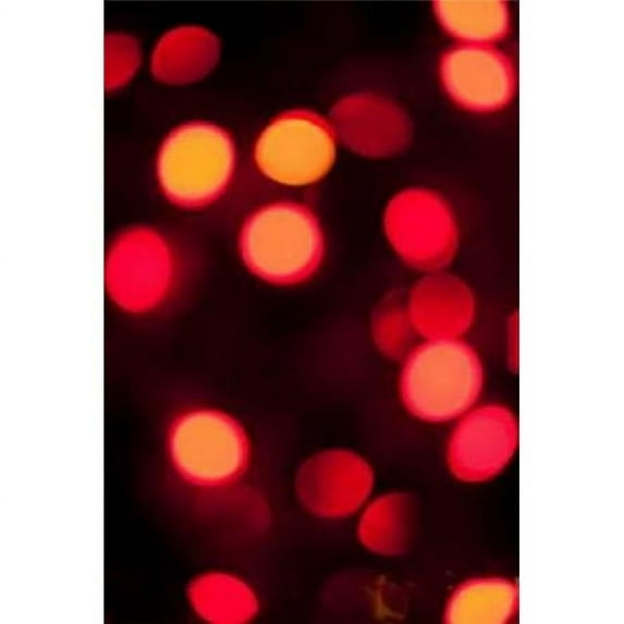 Red Bokeh Poster Print by Erin Berzel