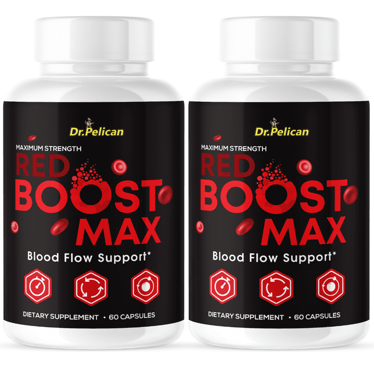 Dr. Pelican's Red Boost Max Blood Support - Maximum Strength