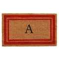 thumbnail image 1 of Red Border Monogram Doormat (Letter B), 1 of 5