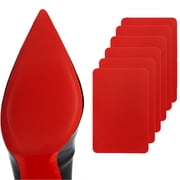 Red Bottom Shoe Sole Protector 6 Pack - Self-Adhesive Silicone Anti Slip Shoe Grips for High Heels, Non Slip Bottom Protectors Pads for Women, Scratch Prevention & Wear Resistant 6 4