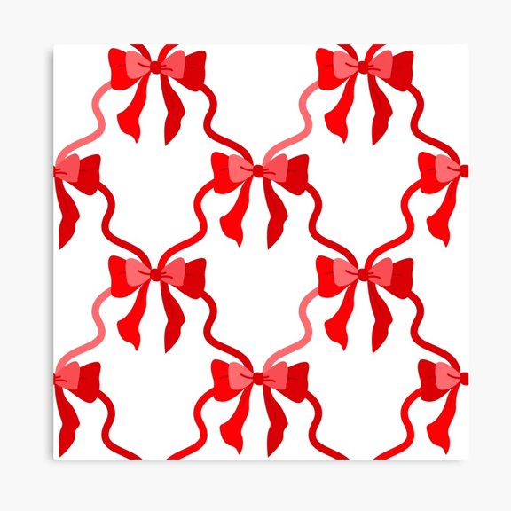 Red Bow Patterned Wrapping Paper Perfect for Gifts, Birthdays, Holidays Elegant Design for All Occasions wrapping your presents in Style