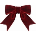 thumbnail image 1 of Red Bows For Christmas Tree,Small Velvet Christmas Bows, Burgundy Decorative Bows, Elegant Holiday Craft Accessories, Perfect For Gift Wrap, Tree Ornaments, Wedding, Party Decorations(B), 1 of 2