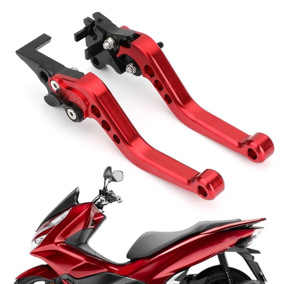 Red Brake Clutch Levers For HONDA PCX 125