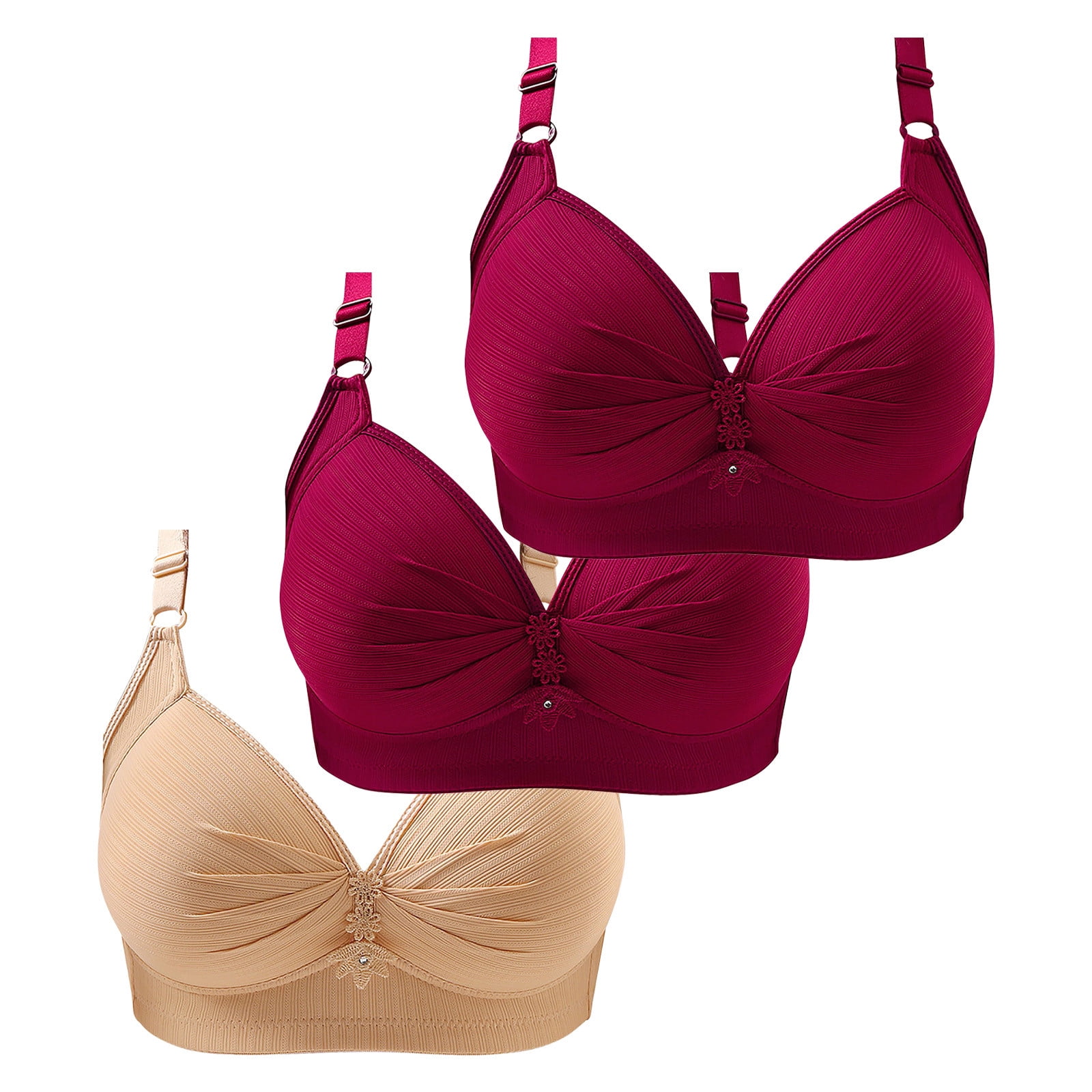 Red buckle bralette shop