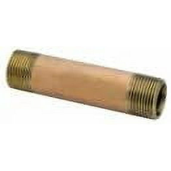 Red Brass Nipple