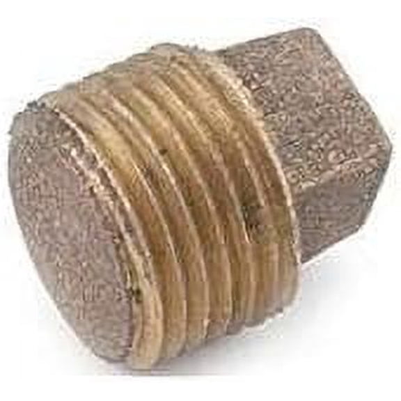 Red Brass Threaded Solid Pipe Brass Plug
