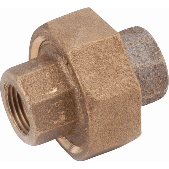 Red Brass Threaded Union - Pack of 2 Residential Use, Standard Application