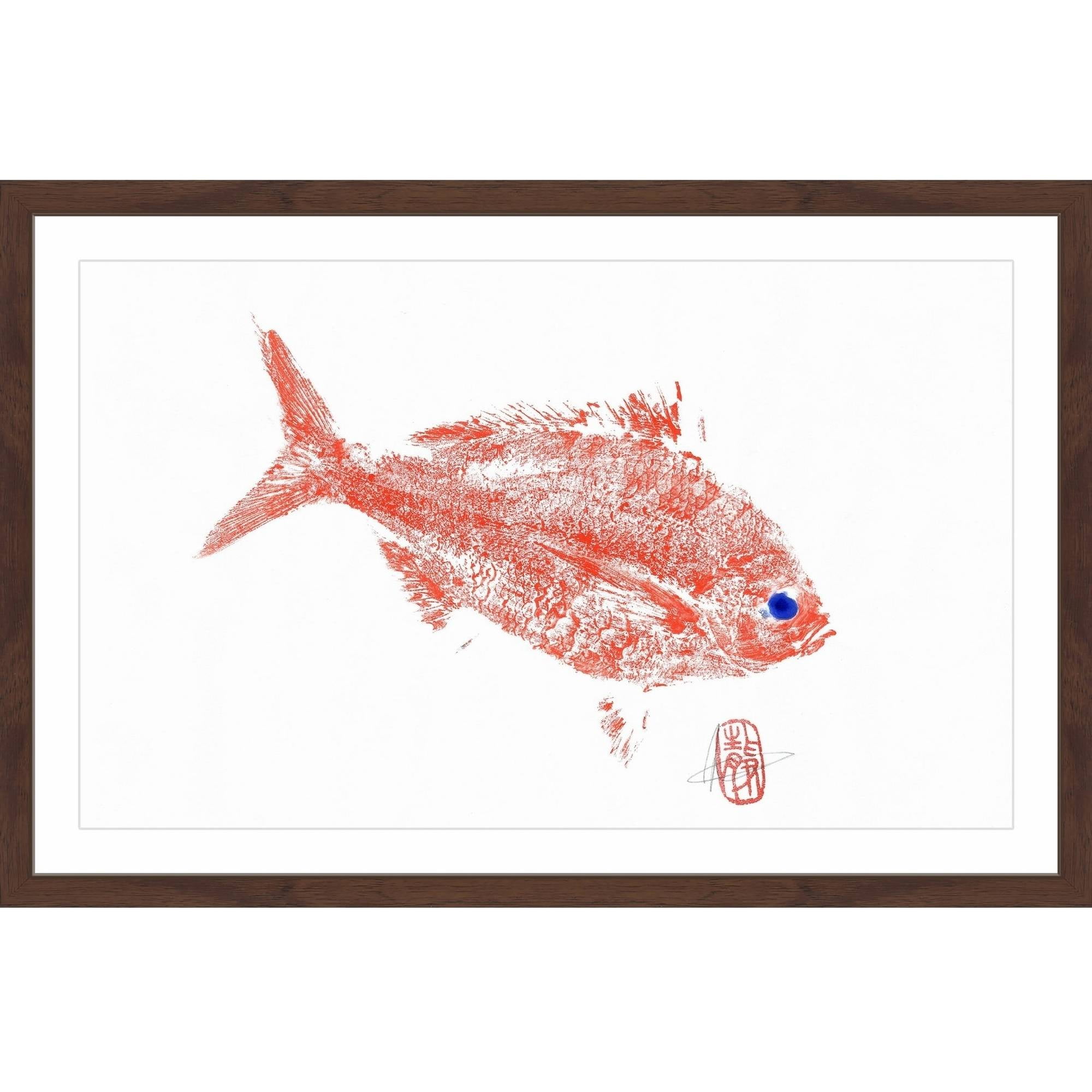 "Red Bream 2" Framed Painting Print