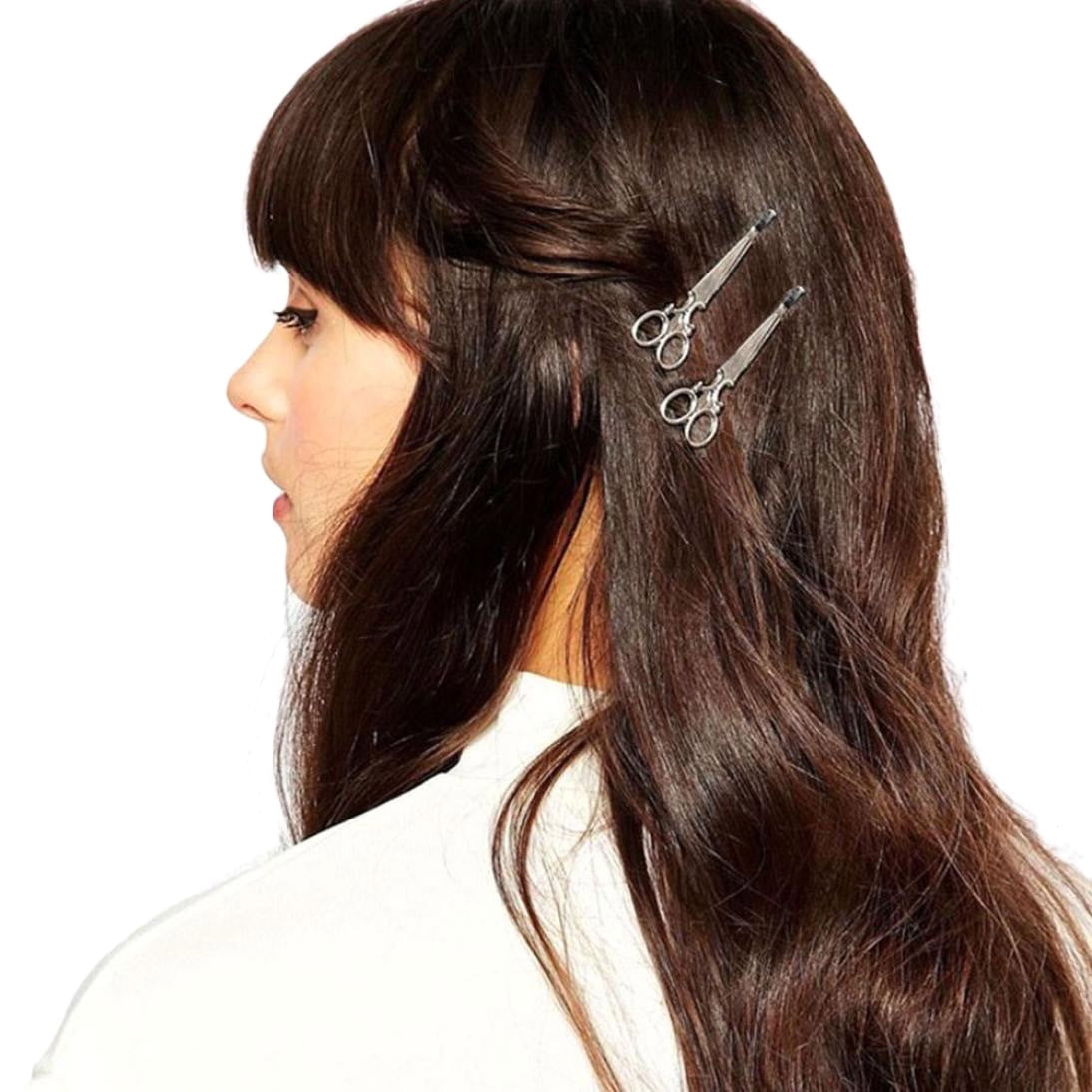 Hair Clips for Thin Hair Hair Growing Products for Teens Vintage Hair Barrettes Lot Hair Barrettes for Girls Clear Metal Hair Barrettes with Pin Barrette Clips for Women's Hair Hair Barrettes for