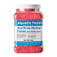 thumbnail image 1 of Red Brine Shrimp Color Enhancing Flakes with Vitamin Vitality Pack, Premium Zeigler Flakes…6oz Med Jar, 1 of 2