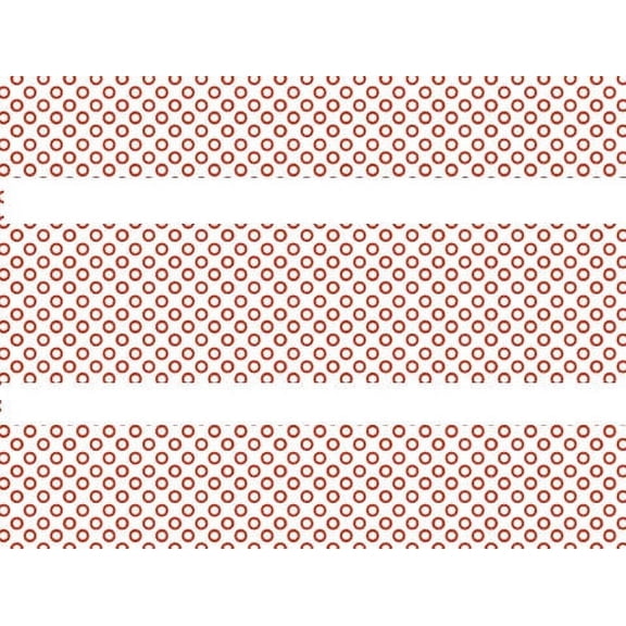 Red Bubbles Edible Photo Image Cake Border Decoration
