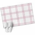 thumbnail image 1 of Red Buffalo Plaid Bathroom Rug Washable 2x3 Entryway Rug Non Slip Farmhouse Checkered Watercolor Front Door Mat Low Pile Indoor Doormat Throw Floor Carpet for Kitchen Bedroom Entrance, 1 of 9