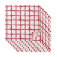 thumbnail image 1 of Red Buffalo Plaid Cloth Napkins, Farmhouse Check Stripes Retro Geometric Washable and Reusable Dinner Napkins Set of 8, Table Napkin for Kitchen Party Birthday Wedding Hotel Housewarming 20"x20", 1 of 9