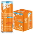 thumbnail image 1 of Red Bull Amber Edition Sugarfree Energy Drink, Strawberry Apricot, 8.4 fl. oz., Pack of 4 Cans, 1 of 10