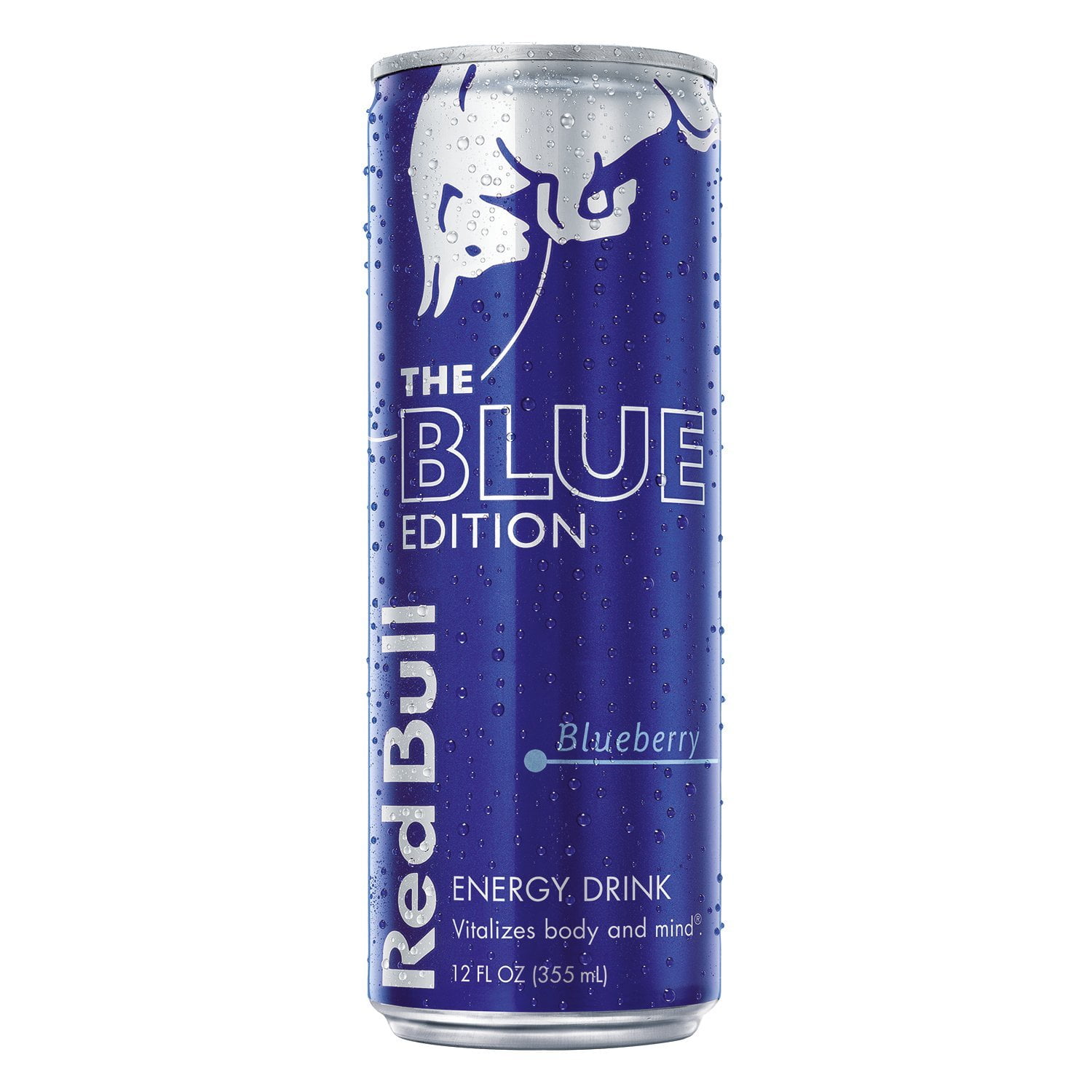 Red Bull Blue Edition Energy Drink, Blueberry, 114mg Caffeine, 12 fl oz Can