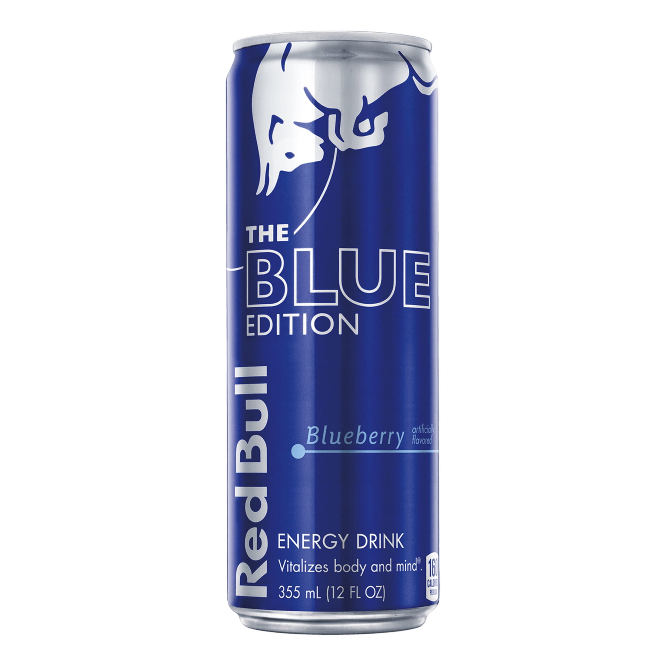 Red Bull Blue Edition Energy Drink, Blueberry, 114mg Caffeine, 12 fl oz Can