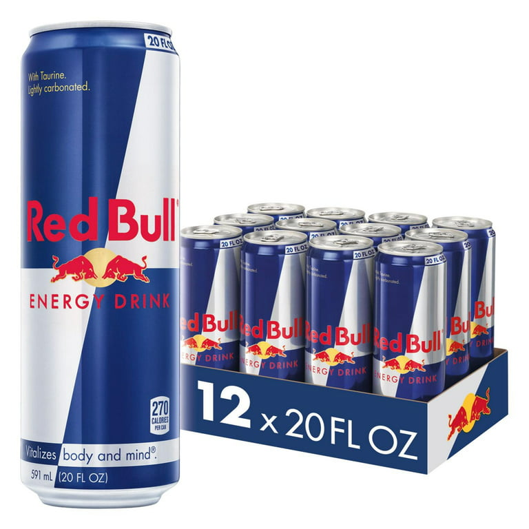 Bull Energy Drink, 20 fl oz Can - Walmart.com