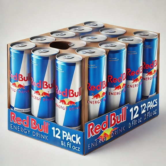 Red Bull Energy Drink, 80mg Caffeine, 8.4 fl oz Canpackof12