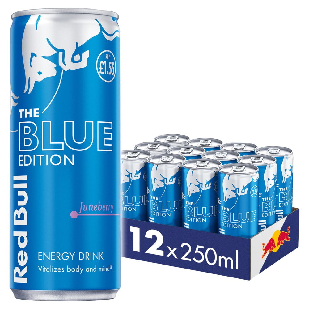 Red Bull Energy Drink Blue Edition 250ml (pack of 12)