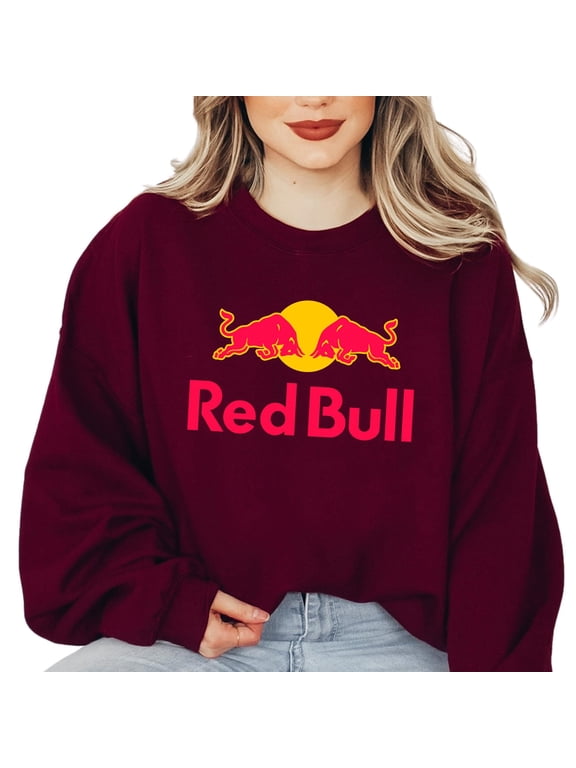 Red Bull Energy Drink Lover Sweatshirt, Red Bull Gift, Red Bull Logo Sweatshirt, Red Bull Energy Drink Hoodie, Gift for Red Bull Lover