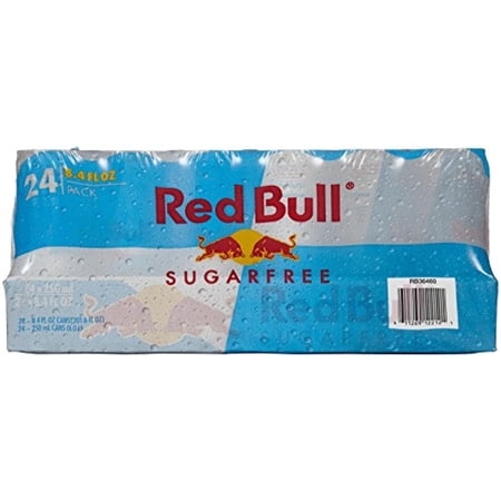 Red Bull Energy Drink, Sugar Free, 8.4 Oz, 24 Ct