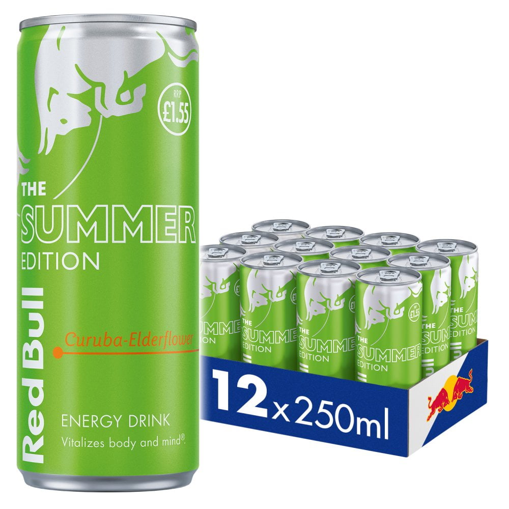 Red Bull Energy Drink Summer Edition Curuba & Elderflower 250ml (pack of 12)