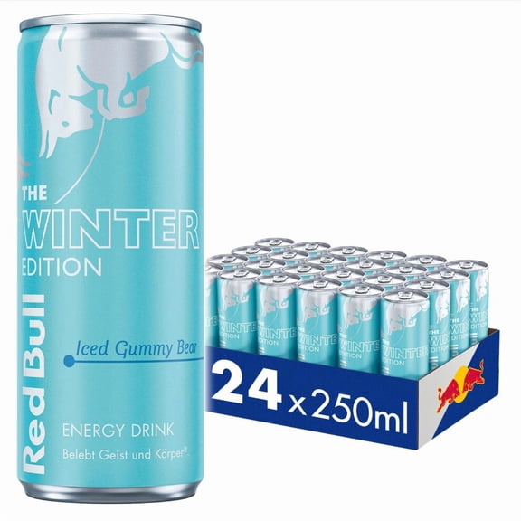 Red Bull Energy Drink Winter Edition Iced Vanilla Berry 24 x 250 Ml