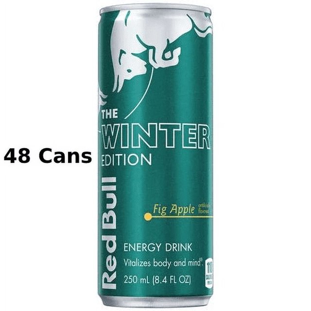 Red Bull Fig Apple Winter Edition, 8 Fl Oz, 48 Cans