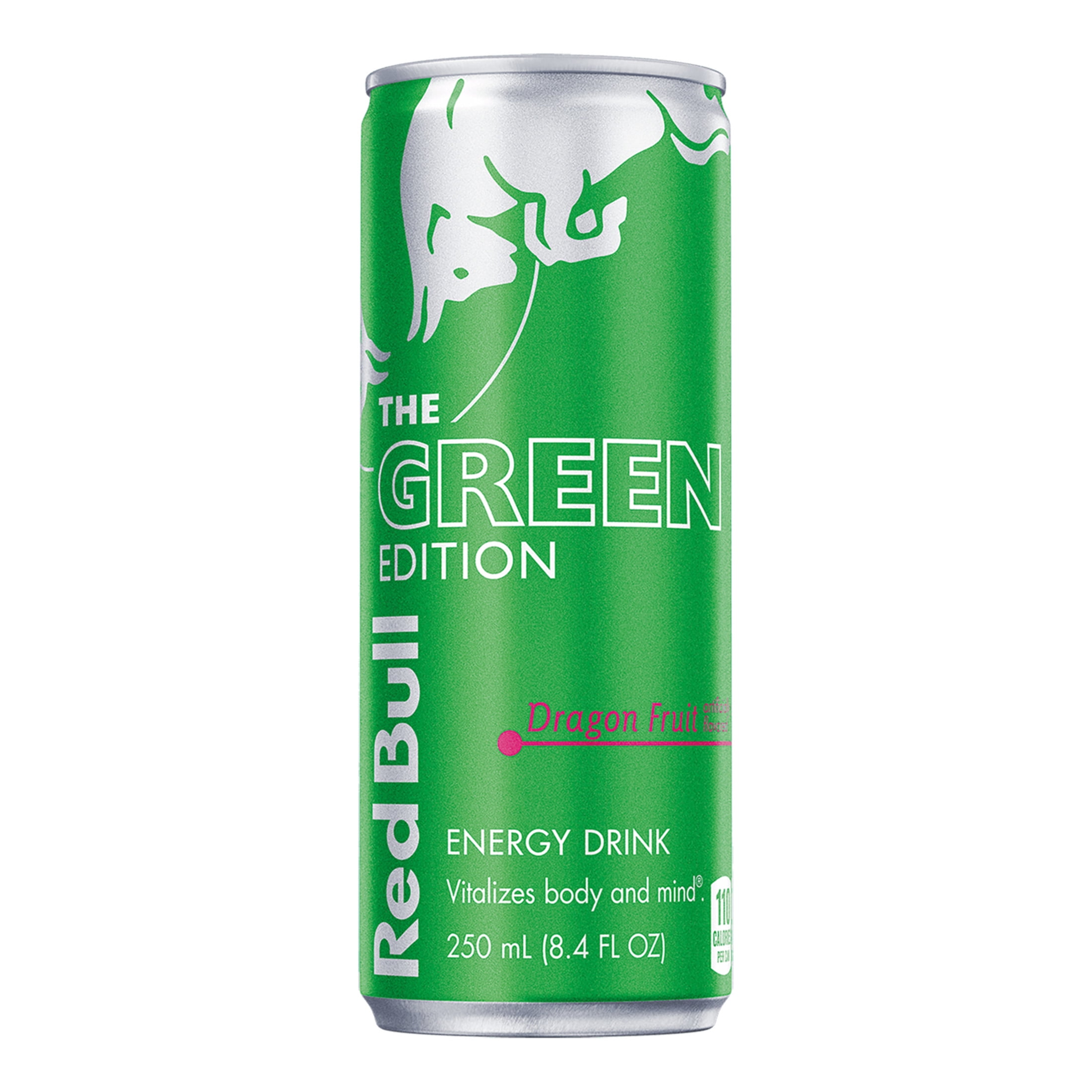 Red Bull Green Edition Energy Drink, Dragon Fruit, 80mg Caffeine, 8.4 fl oz Can