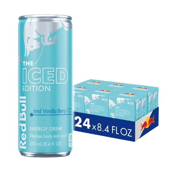 Red Bull Iced Edition Energy Drink,  Iced Vanilla Berry,  8.4 fl. oz.,  6 x 4 Cans